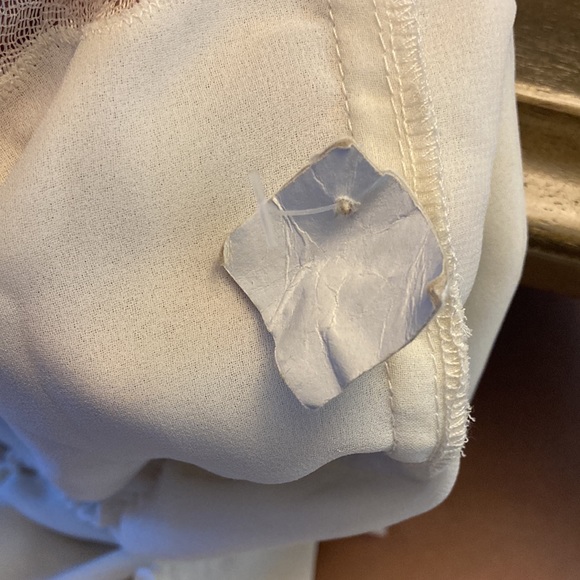 Cream St. Gillian by Kay Unger small dress with matching top - Picture 12 of 12